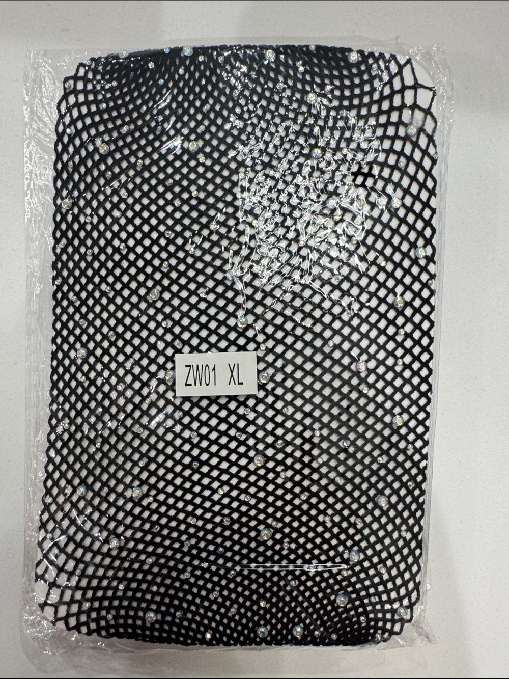 Black Mesh Studded Travel Packing Organizer